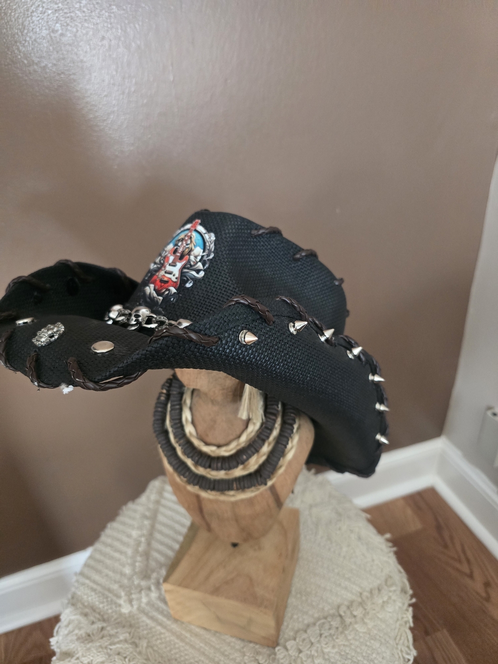 Rocker Studded Cowboy Hat. Brand New! - Picture 4 of 13